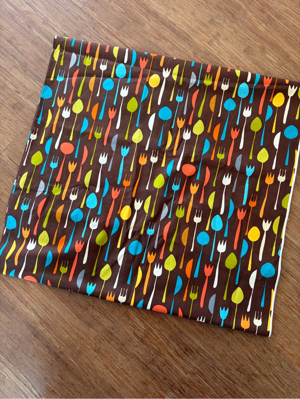 Quilting Fabric Robert Kaufman Louise Cunningham Metro Cafe Brown/Blue 44”x 81”